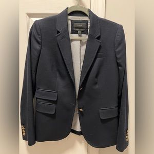 J. Crew schoolboy blazer. Size 2. Navy. Good condition, no tags.